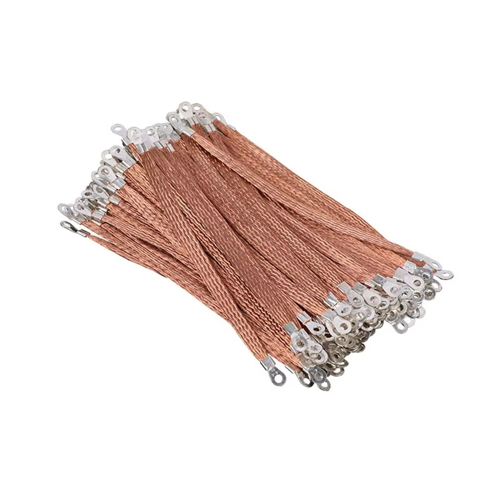 Copper stranded wire grounding wire copper braided wire soft conductive tape tin plated