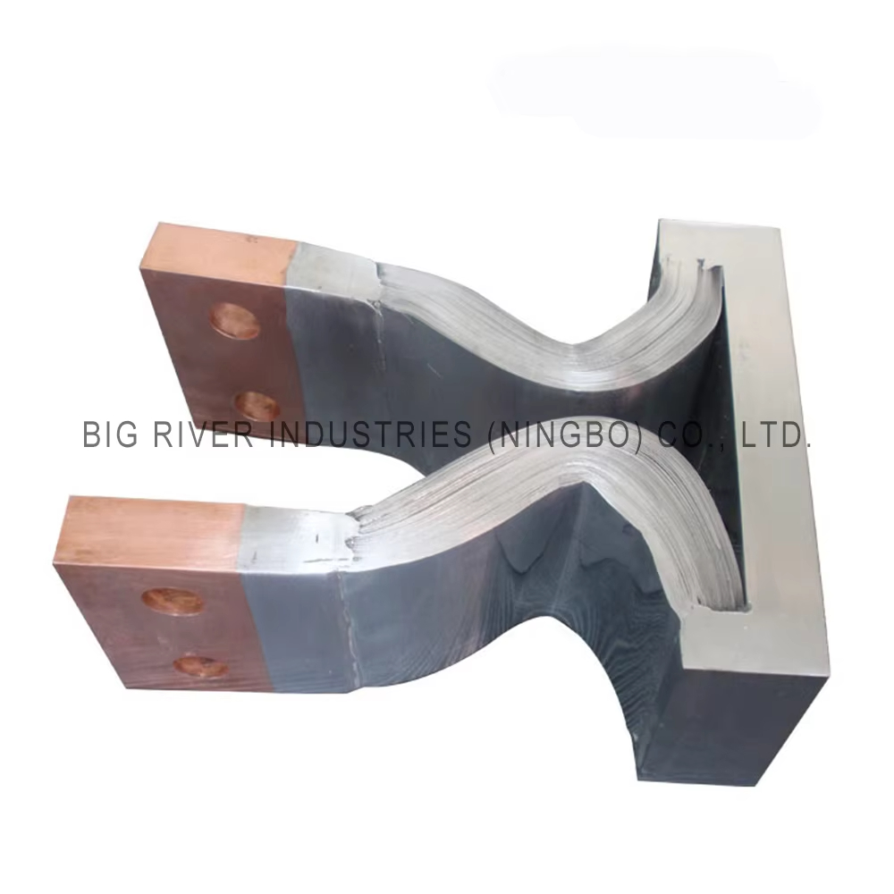 Copper big aluminum composite plate conductive cu-al flexible busbars