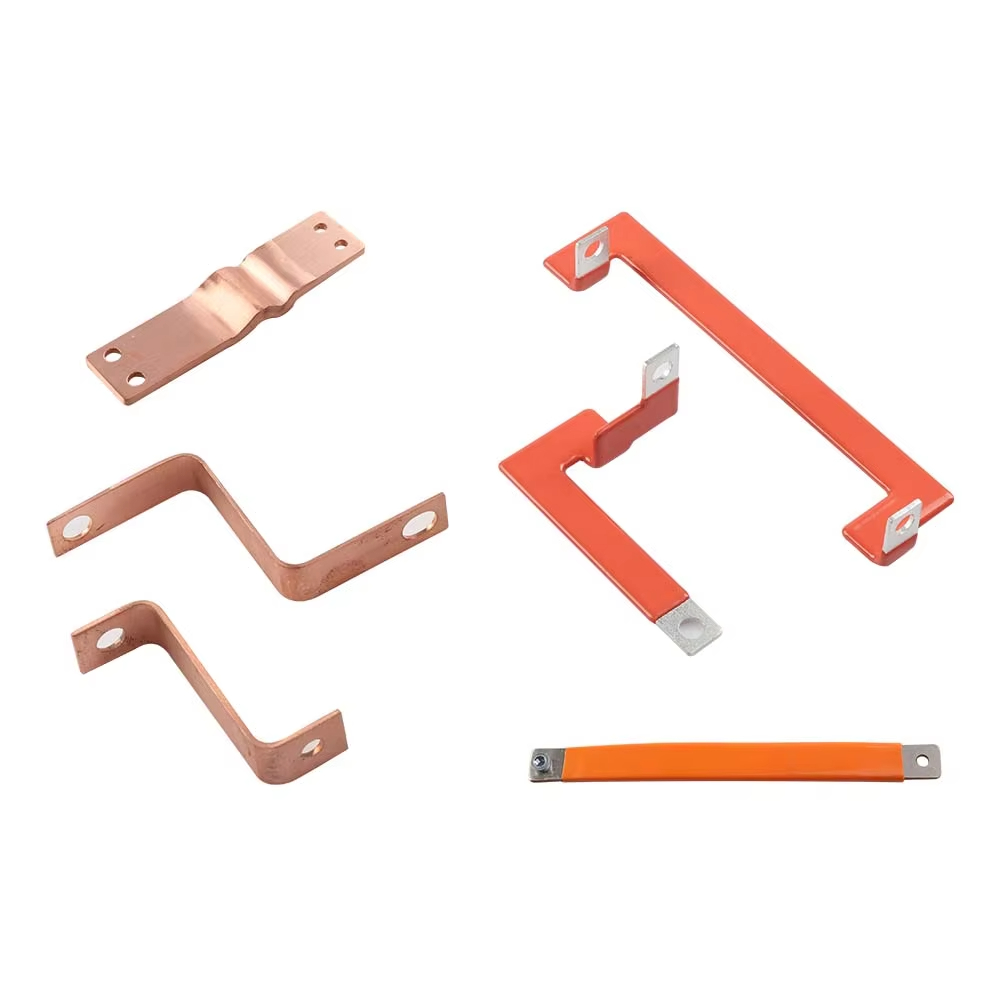 Semiflexible Busbar Copper Laminated Flexible busbars bus link Connector 100A 200A 400A lifepo4 battery pack